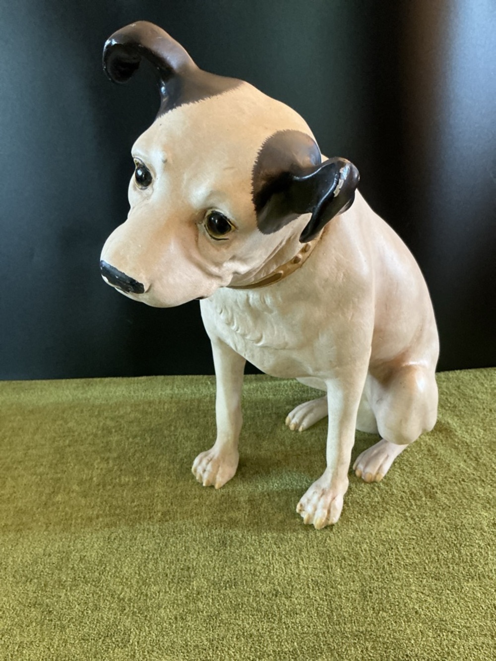 Vintage Style “Nipper” RCA Dog Statue